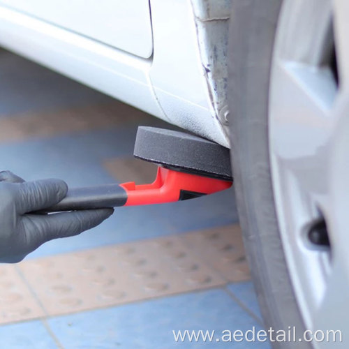 Long Handle Rim Cleaner with Replaceable Sponge